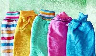 搓澡巾暗藏健康危機 合成纖維織物或引發傳染性軟疣